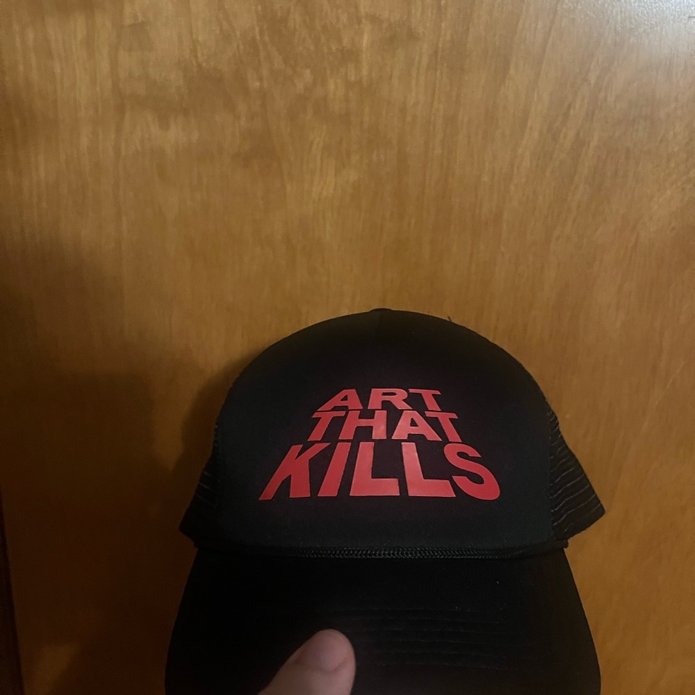 Gallery Dept. Black and Red Art That Kills Trucker Hat